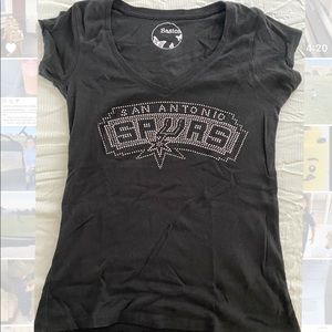 Rhinestone San Antonio Spurs shirt, used